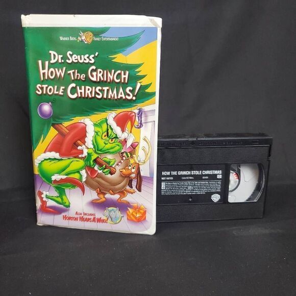 Dr. Seuss: How the Grinch Stole Christmas (2000 Film) Family/Fantasy, VHS - Picture 1 of 2